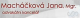 Macháčková Jana, JUDr., advokát