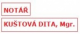 KUŠTOVÁ DITA Mgr.