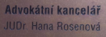 Rosenová Hana, JUDr.